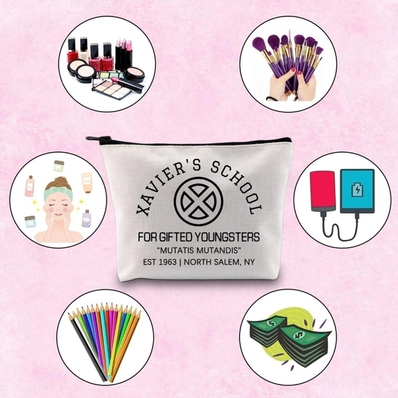 X-Men Xavier's School for Gifted Youngsters Makeup Travel Bag - Picture 4 of 7